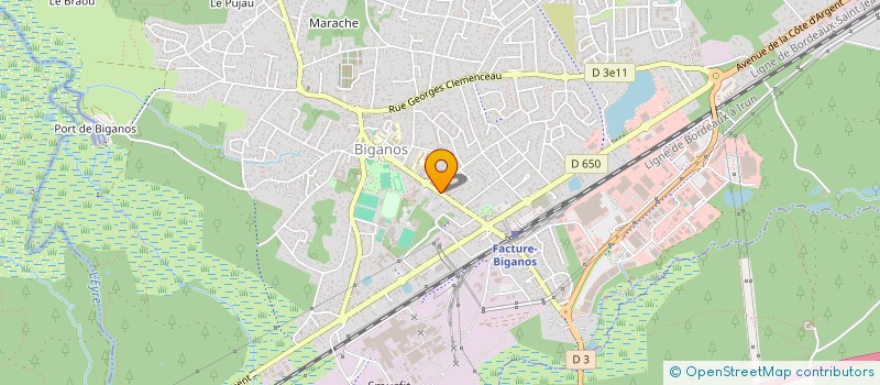 localisation de l'entreprise MADAME ALGIA KHOUDI  BIGANOS