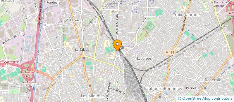 localisation de l'entreprise MADAME ALHENA BOUT  TOULOUSE