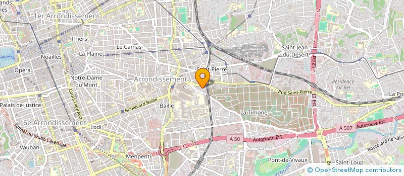 localisation de l'entreprise MADAME ALI AZHARI MOHAMMED ABDELWAHAB  MARSEILLE
