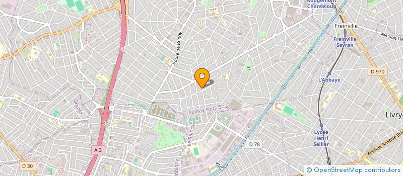 localisation de l'entreprise MADAME ALI AZOUAOU à AULNAY-SOUS-BOIS