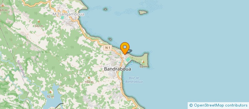 localisation de l'entreprise MADAME ALI MARIAMOU  M'TSANGAMOUJI