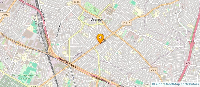 localisation de l'entreprise MADAME ALI ZIBA YOUSEFI à DRANCY