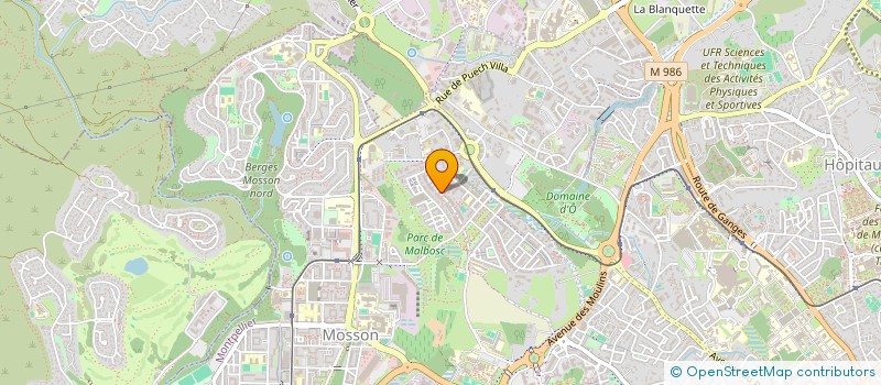 localisation de l'entreprise MADAME ALIA ABDEL-HAMID  MONTPELLIER