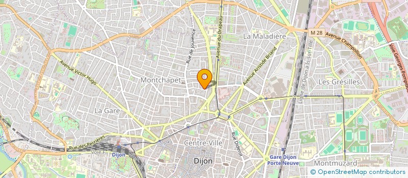 localisation de l'entreprise MADAME ALIA ANDRE à DIJON