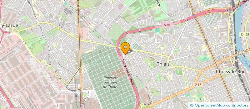 localisation de l'entreprise MADAME ALIA BOUALEM  THIAIS