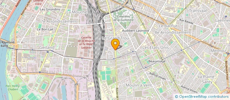 localisation de l'entreprise MADAME ALIA CHALAG  LYON