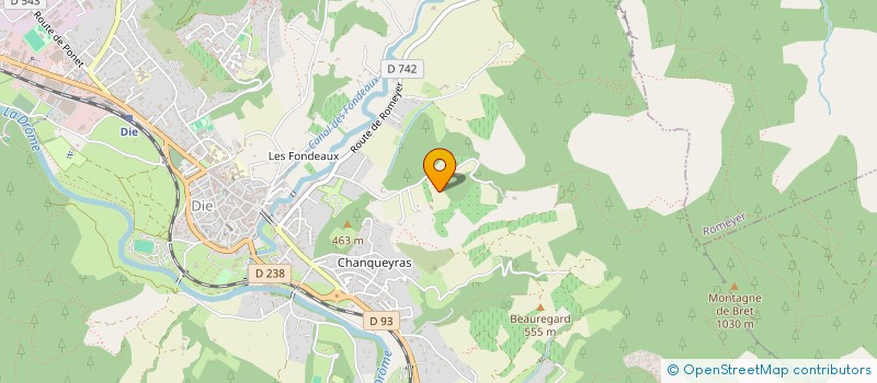 localisation de l'entreprise MADAME ALIA JADOUL  DIE