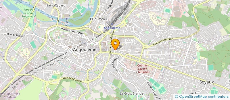localisation de l'entreprise MADAME ALIA LUDIER à ANGOULEME