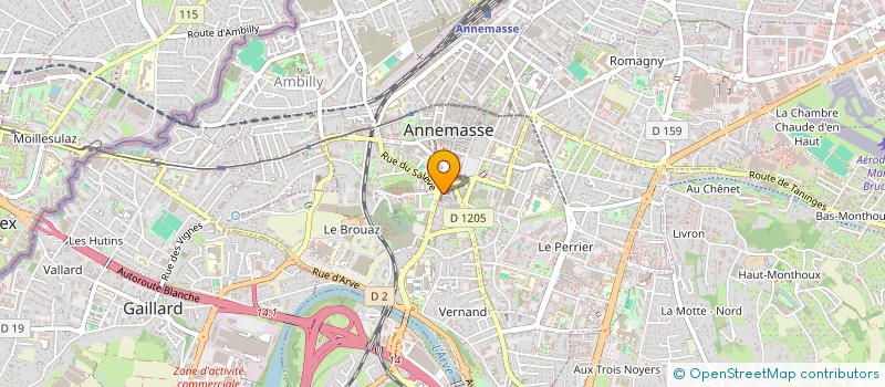 localisation de l'entreprise MADAME ALIA M'HAMDI  ANNEMASSE