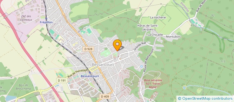 localisation de l'entreprise MADAME ALIA MANSOURI  BESSANCOURT