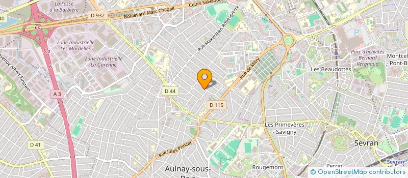 localisation de l'entreprise MADAME ALIA MELITI à AULNAY-SOUS-BOIS