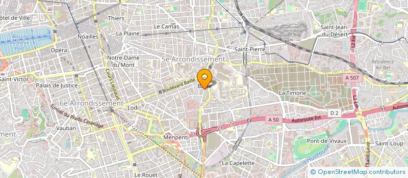 localisation de l'entreprise MADAME ALIA METIDJI à MARSEILLE