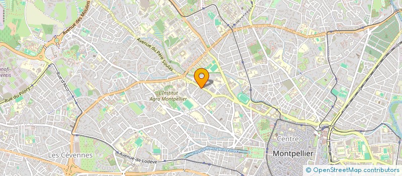localisation de l'entreprise MADAME ALIA MROUE  MONTPELLIER