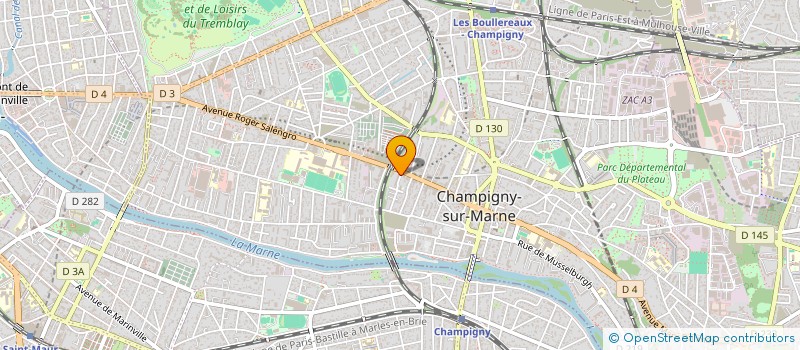 localisation de l'entreprise MADAME ALIA SOFI à CHAMPIGNY-SUR-MARNE