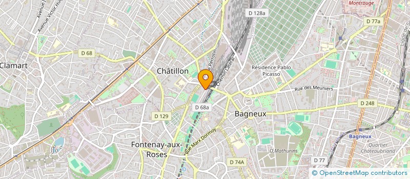localisation de l'entreprise MADAME ALIA SOLIMAN à BAGNEUX
