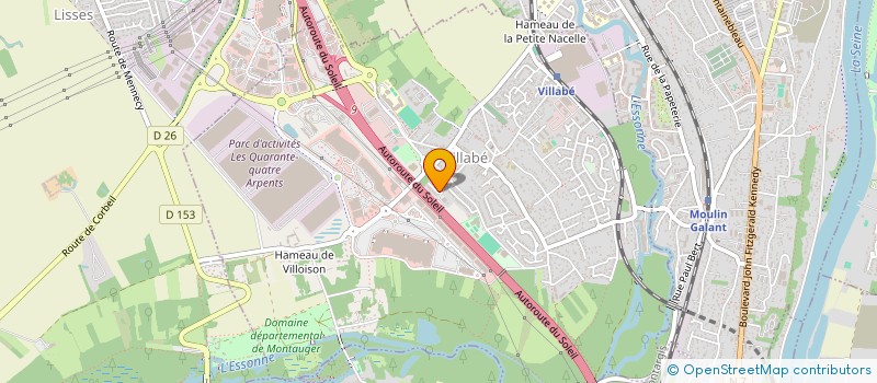 localisation de l'entreprise MADAME ALIA TAZGHAITI  VILLABE