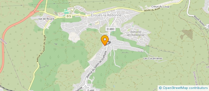 localisation de l'entreprise MADAME ALIA TOUMI  ENSUES-LA-REDONNE