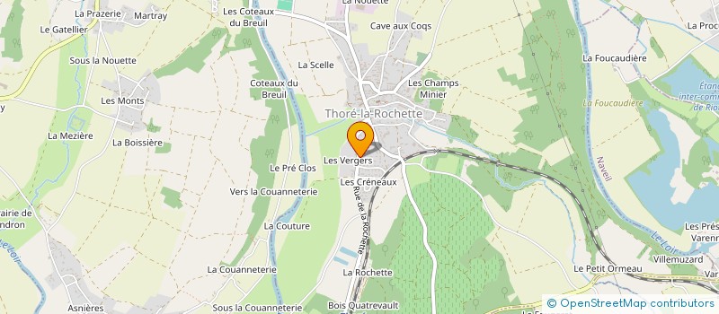 localisation de l'entreprise MADAME ALIA ZACKARIA  THORE-LA-ROCHETTE