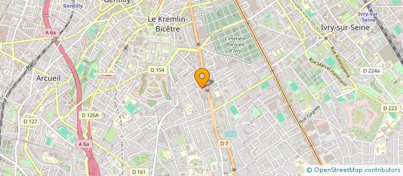 localisation de l'entreprise MADAME ALICE ALICE DEL GENOVESE  VILLEJUIF