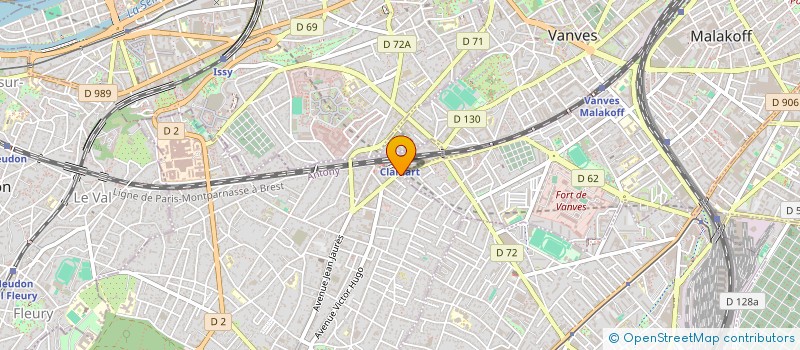 localisation de l'entreprise MADAME ALICE ALICE LEFEBVRE à CLAMART