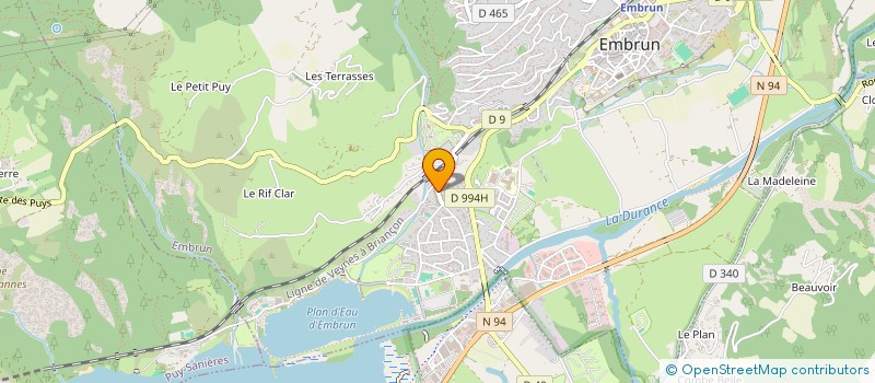 localisation de l'entreprise MADAME ALICE ALPHAND  EMBRUN