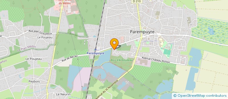 localisation de l'entreprise MADAME ALICE ALRIVIE  PAREMPUYRE