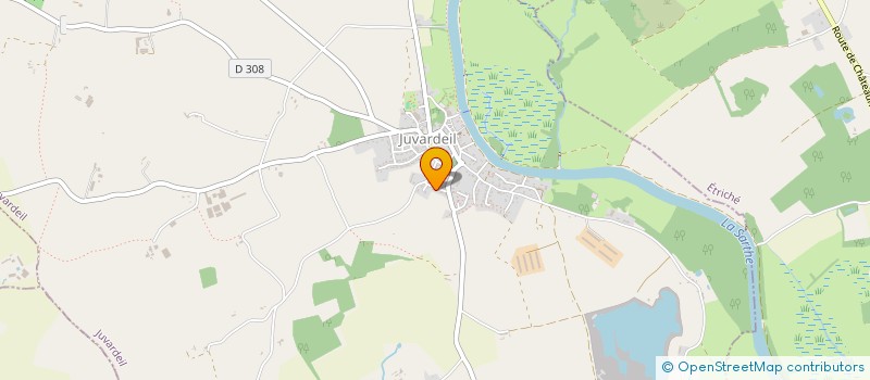 localisation de l'entreprise MADAME ALICE ALVERNAZ  MORANNES SUR SARTHE-DAUMERAY