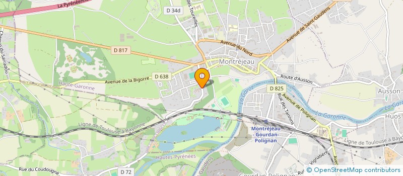 localisation de l'entreprise MADAME ALICE ANNE CAMUS  MONTREJEAU