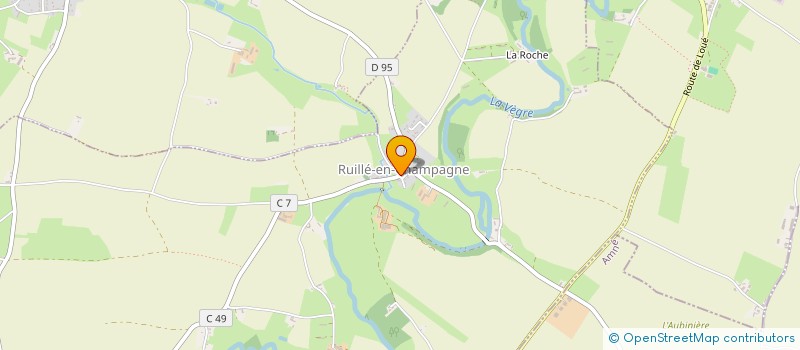 localisation de l'entreprise MADAME ALICE ANTIER  RUILLE-EN-CHAMPAGNE