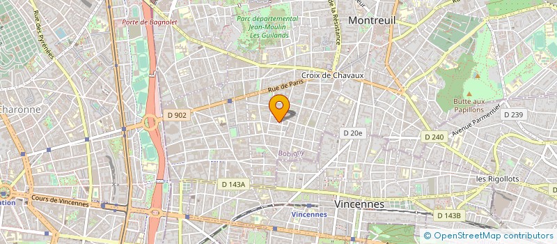 localisation de l'entreprise MADAME ALICE ARRIGONI à MONTREUIL