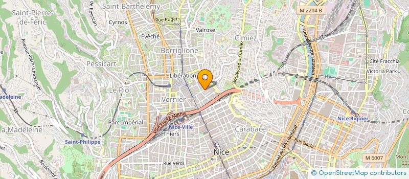 localisation de l'entreprise MADAME ALICE ARTHAUD  NICE