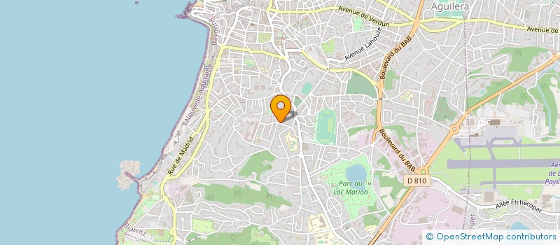 localisation de l'entreprise MADAME ALICE ATHANE à BIARRITZ