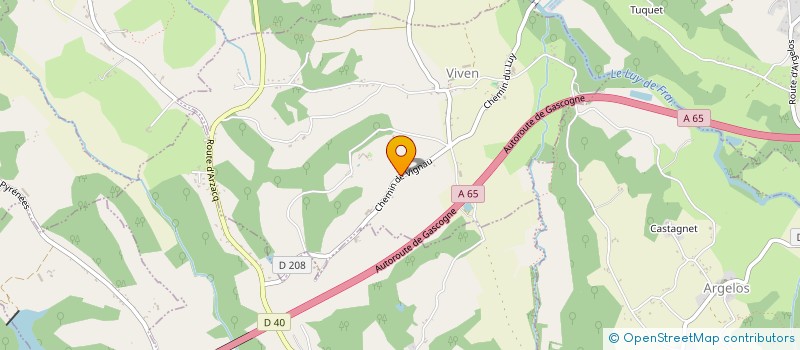 localisation de l'entreprise MADAME ALICE AUFFRET  VIVEN