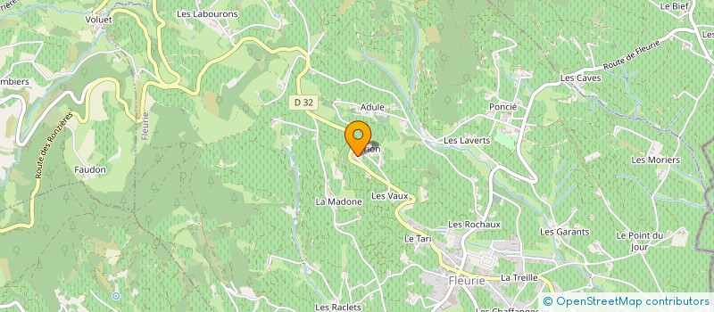 localisation de l'entreprise MADAME ALICE AUFRANC à FLEURIE