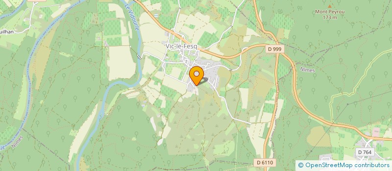 localisation de l'entreprise MADAME ALICE BADOUX  VIC-LE-FESQ