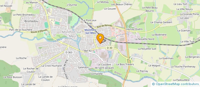 localisation de l'entreprise MADAME ALICE BALOGOG  MONTFORT-SUR-MEU