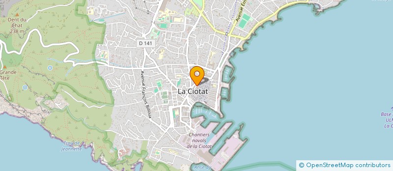 localisation de l'entreprise MADAME ALICE BARON  LA CIOTAT