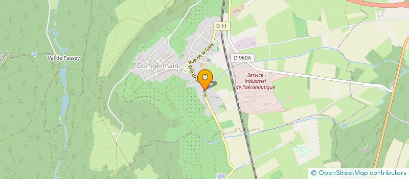 localisation de l'entreprise MADAME ALICE BARONNET  DOMGERMAIN