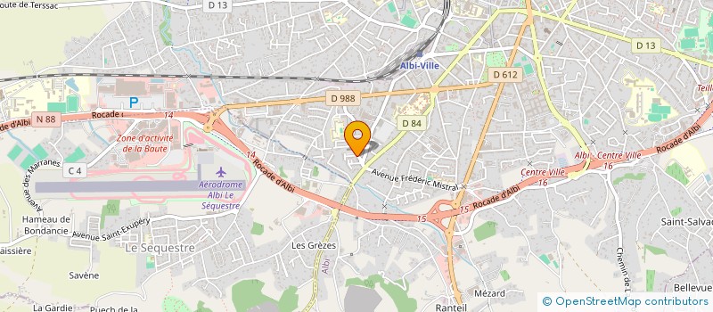 localisation de l'entreprise MADAME ALICE BARREAU à ALBI