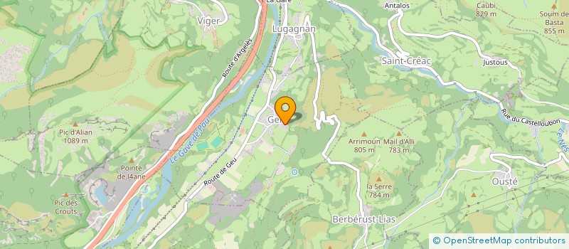 localisation de l'entreprise MADAME ALICE BARTHE  GER