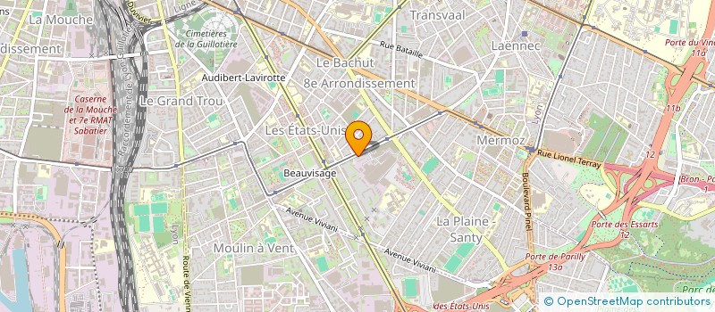 localisation de l'entreprise MADAME ALICE BASTIEN  LYON