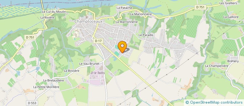 localisation de l'entreprise MADAME ALICE BAUDOIN  OREE-D'ANJOU