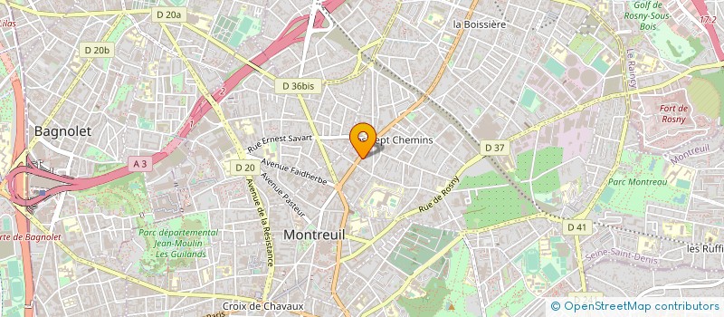 localisation de l'entreprise MADAME ALICE BEATTIE à MONTREUIL