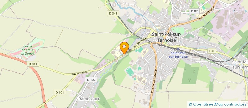 localisation de l'entreprise MADAME ALICE BEAUMONT  GAUCHIN-VERLOINGT