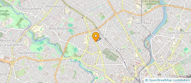localisation de l'entreprise MADAME ALICE BELE à NANTES