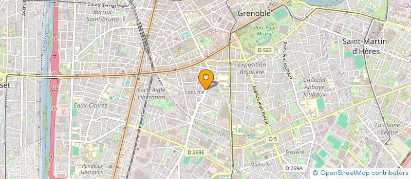 localisation de l'entreprise MADAME ALICE BELLE-CLOT  GRENOBLE