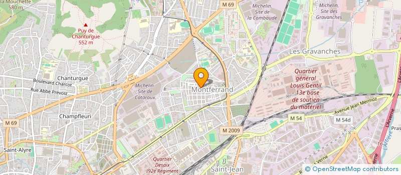 localisation de l'entreprise MADAME ALICE BELLO  CLERMONT-FERRAND