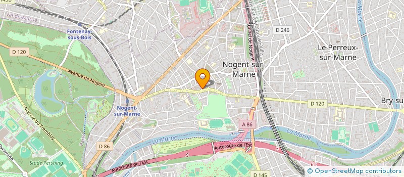 localisation de l'entreprise MADAME ALICE BENECH  NOGENT-SUR-MARNE