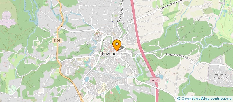 localisation de l'entreprise MADAME ALICE BENOIT  FUVEAU