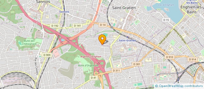 localisation de l'entreprise MADAME ALICE BERLAND  SAINT-GRATIEN